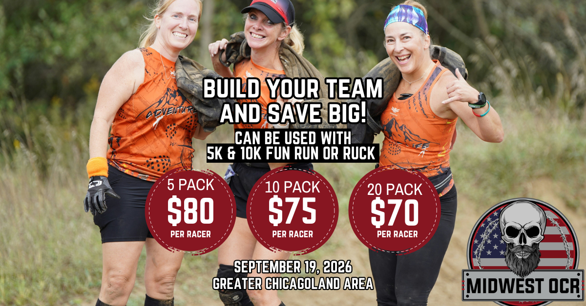 The Midwest OCR Facebook ad: SQUADS, THIS ONE'S FOR YOU!