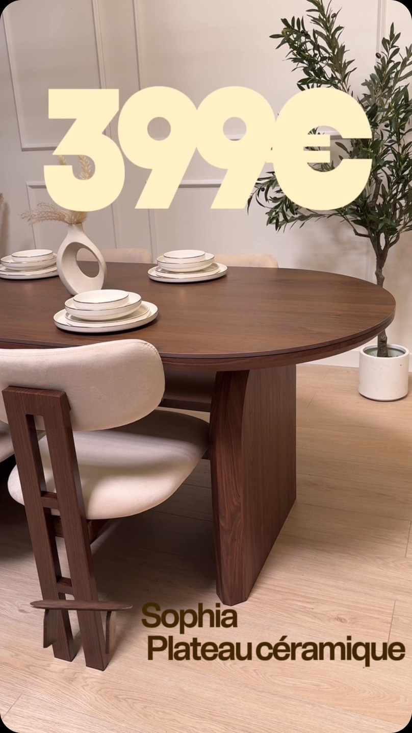 Confort 80 Facebook ad: 399€ seulement pour une table aussi résistante?