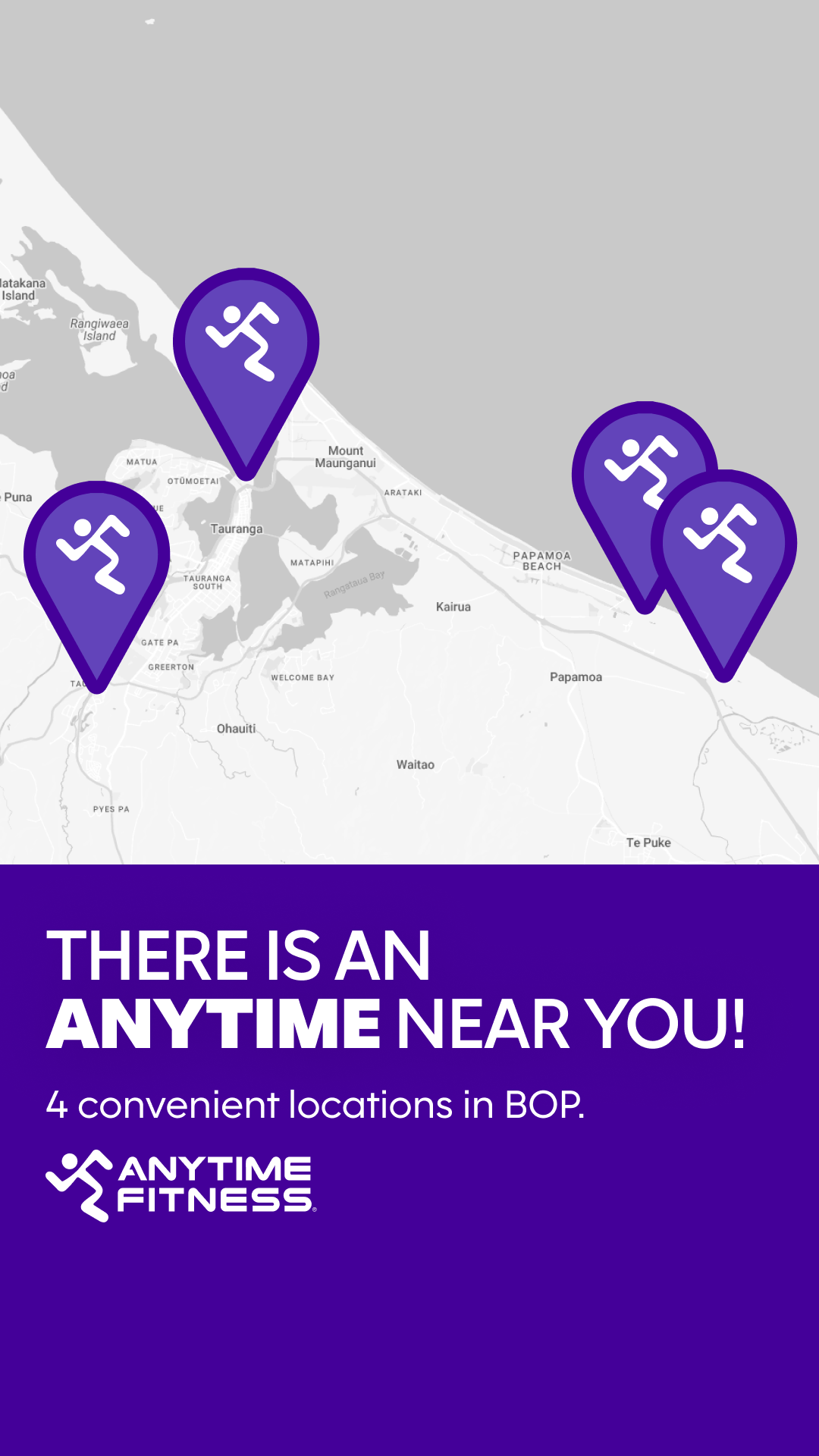 Anytime Fitness Tauranga Facebook ad from Jul 15, 2026