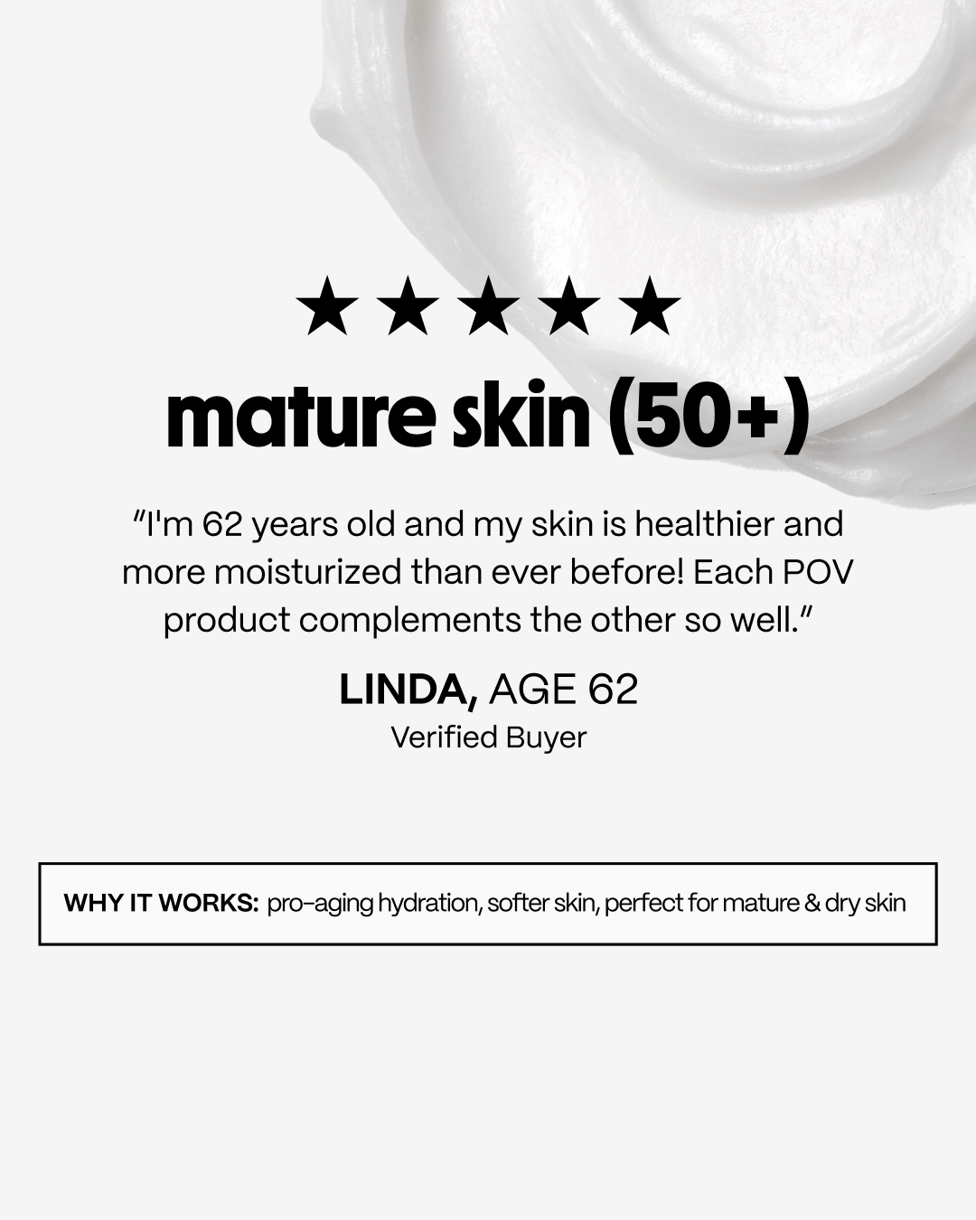 POV beauty Facebook ad