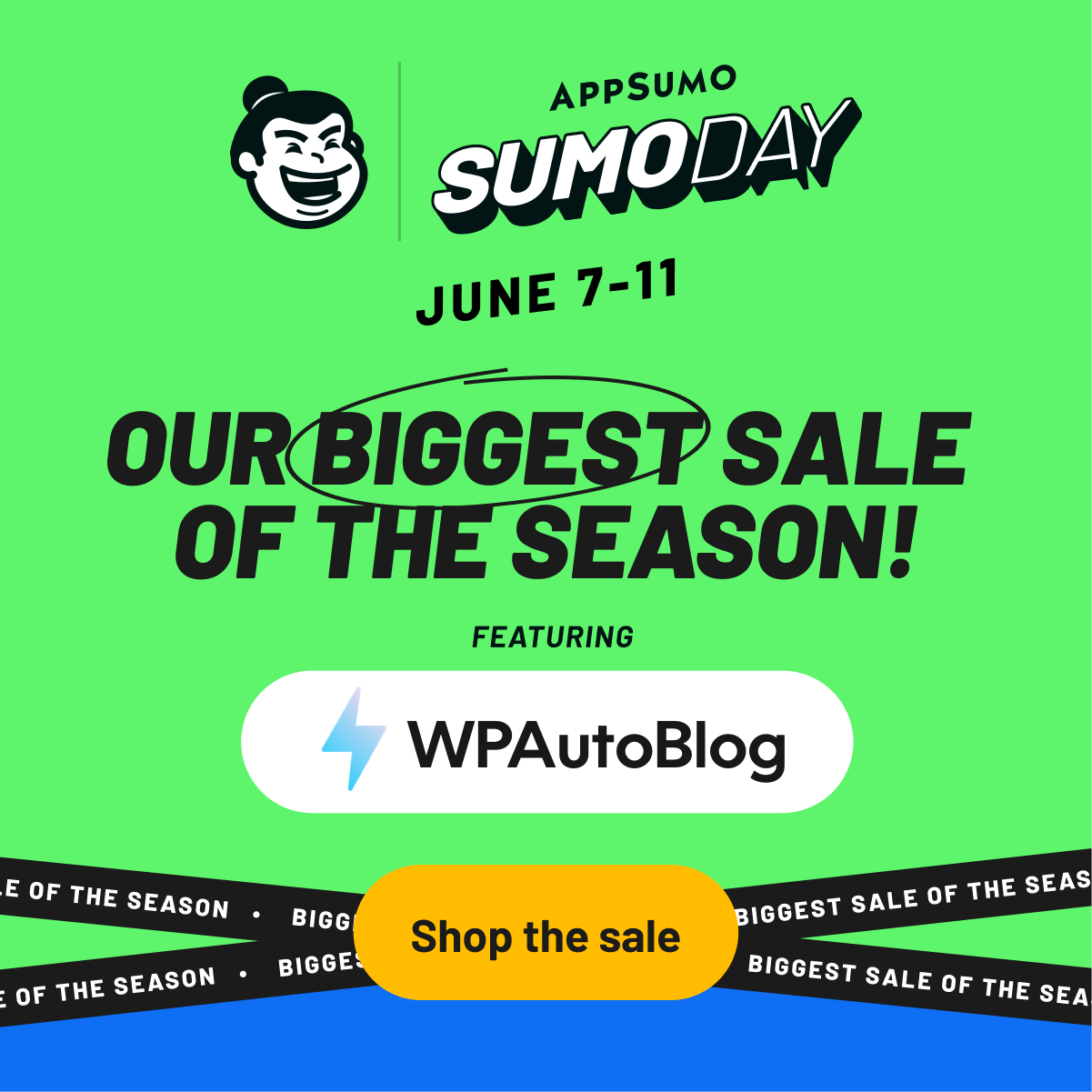 WPAutoBlog Facebook ad: Perplexity fact-checked articles that rank