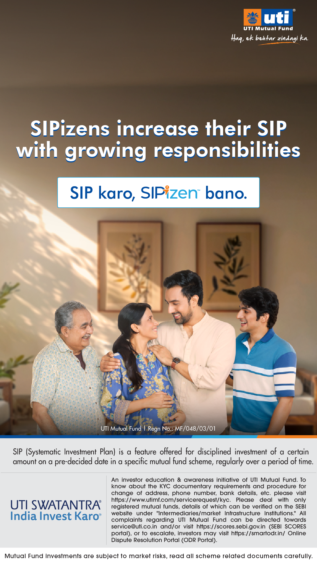 UTI Mutual Fund Facebook ad