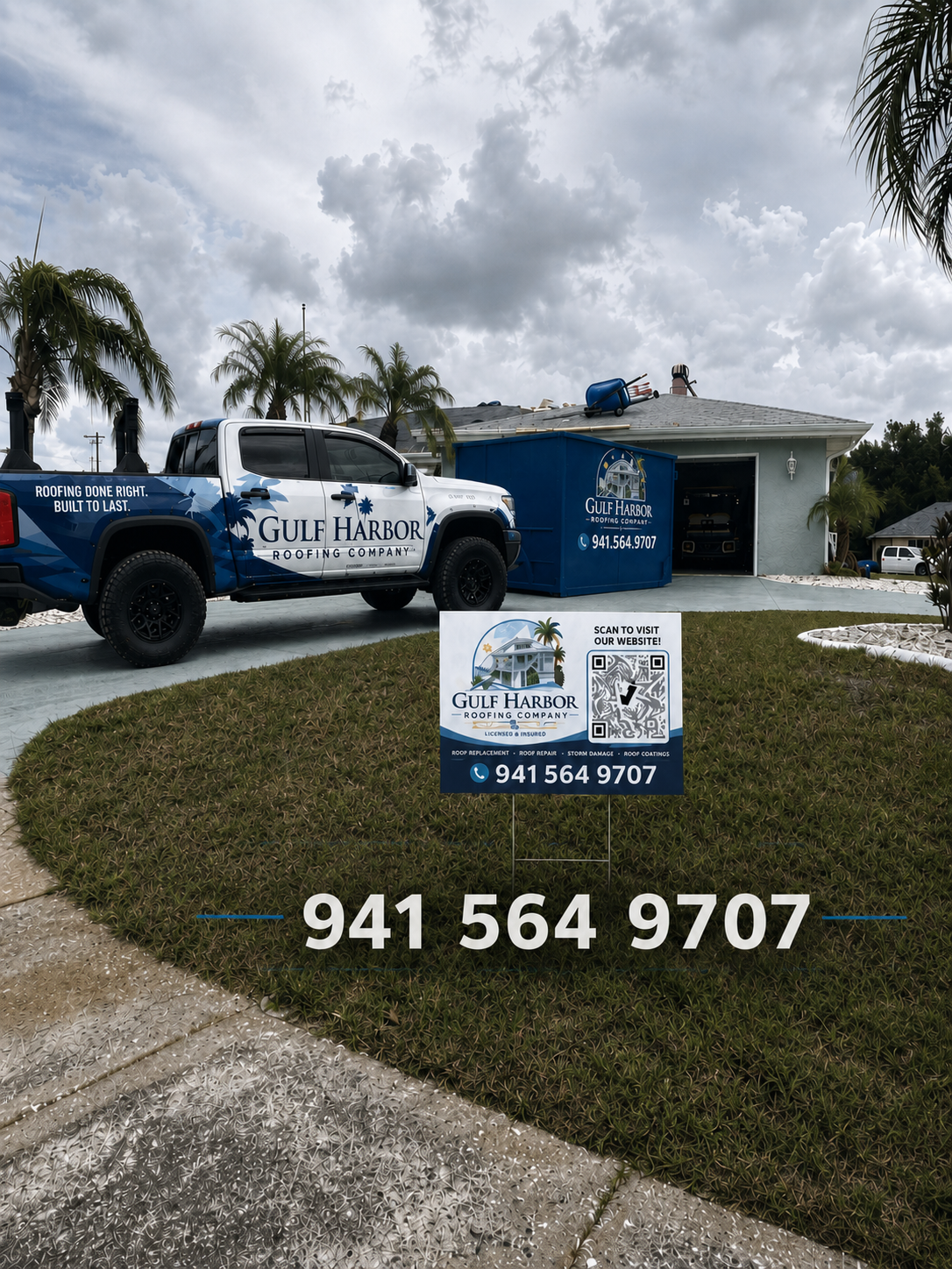 Gulf Harbor Roofing Facebook ad