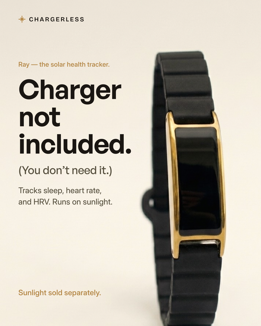Chargerless Facebook ad