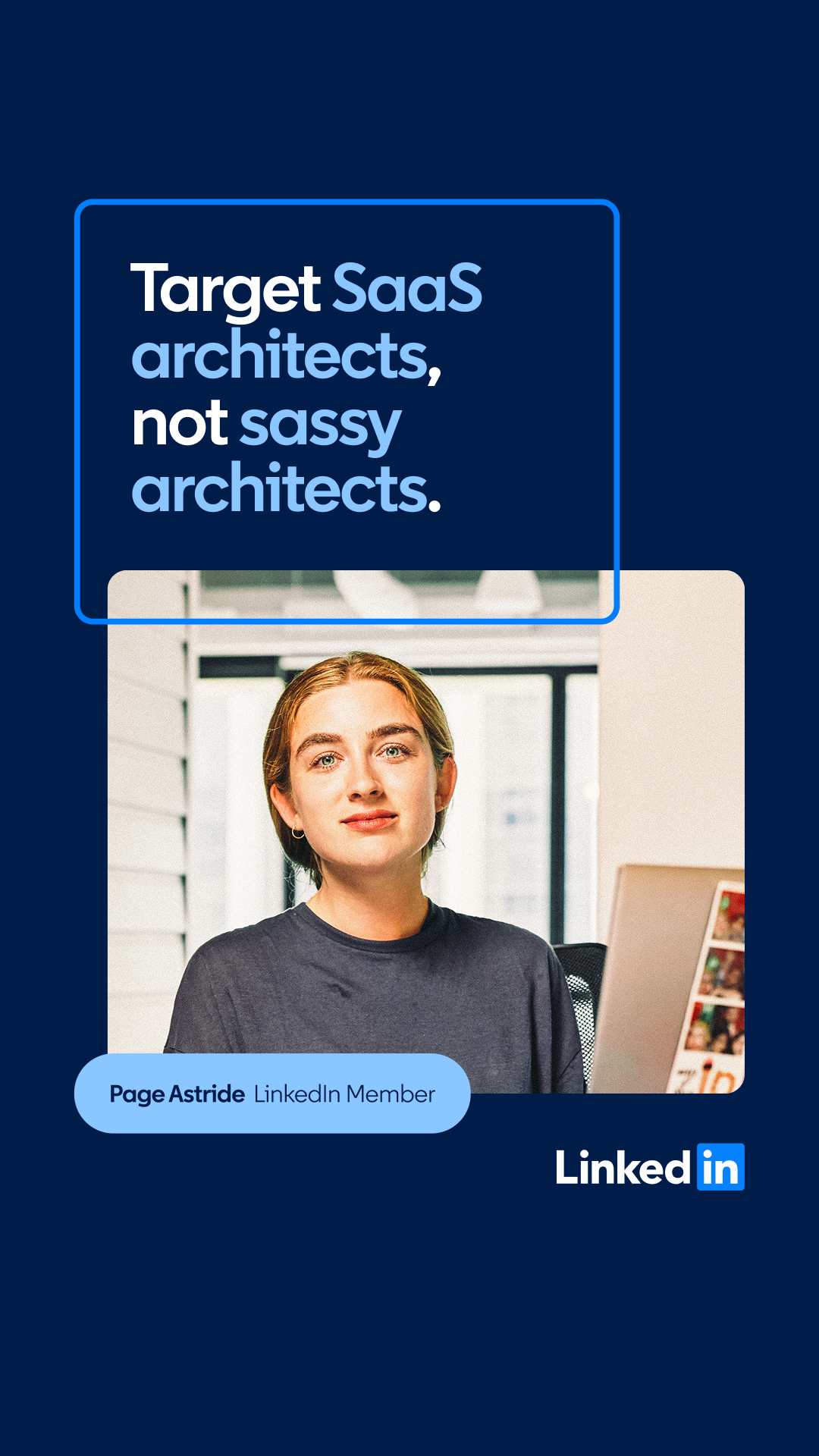 LinkedIn Facebook ad