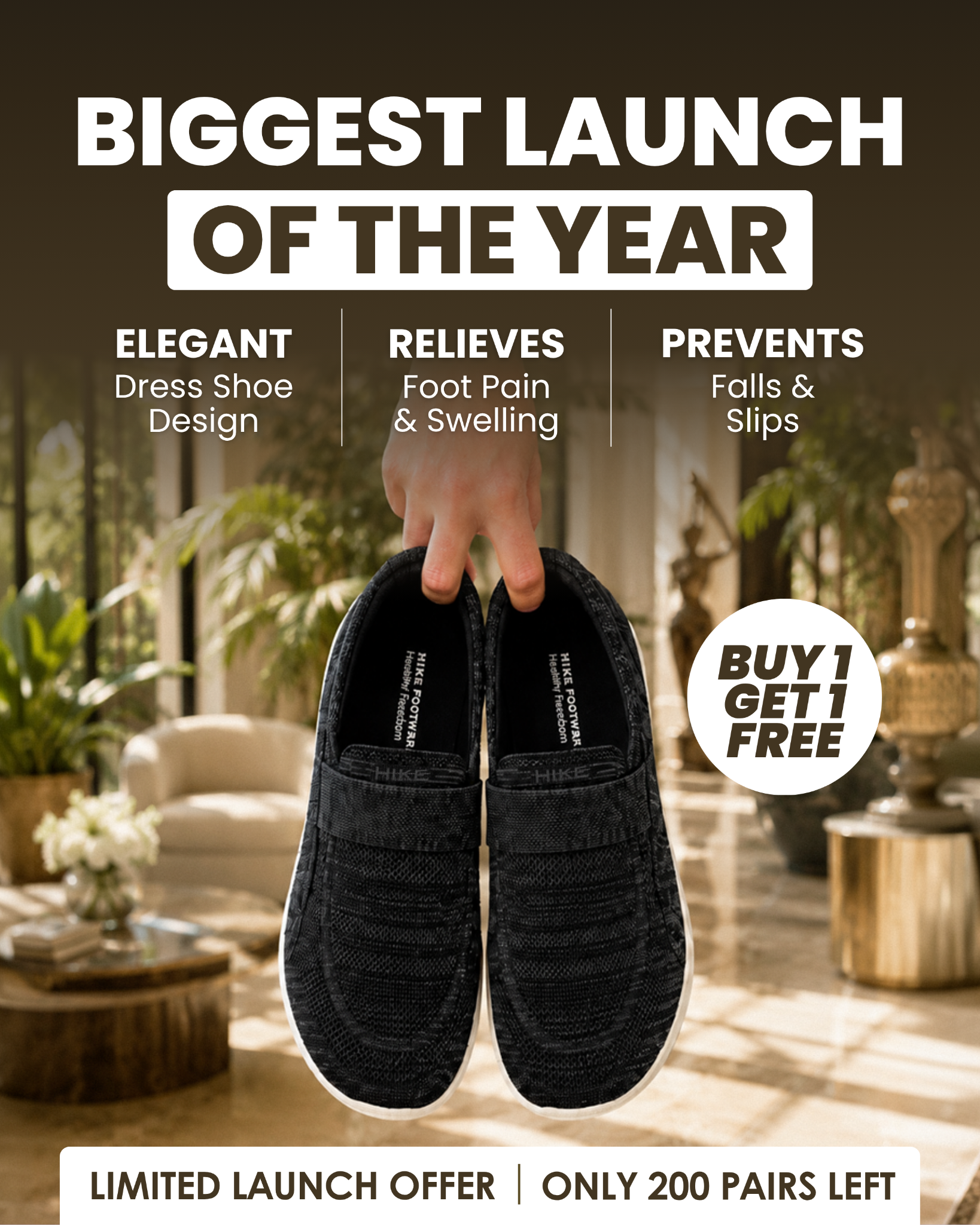 HIKE Footwear Facebook ad