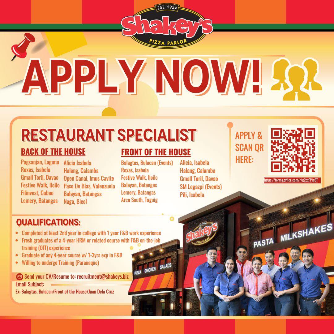 Shakey's Philippines Facebook ad