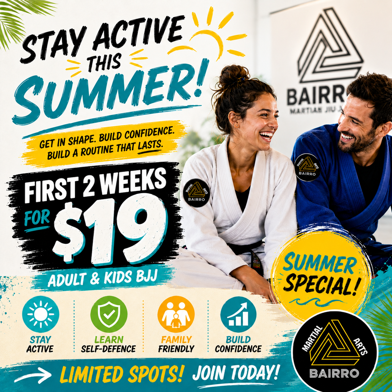 Bairro Brazilian Jiu-Jitsu & Muay Thai Kickboxing Facebook ad