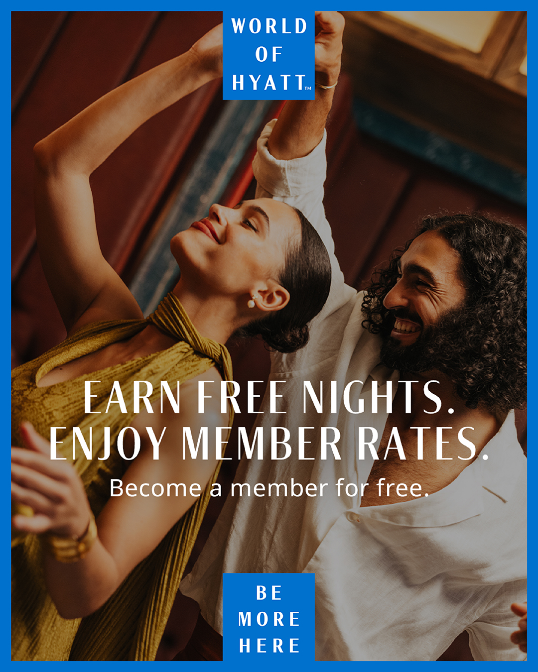 Hyatt Regency Tashkent Facebook ad: Join Our Loyalty Program For Free & Earn…