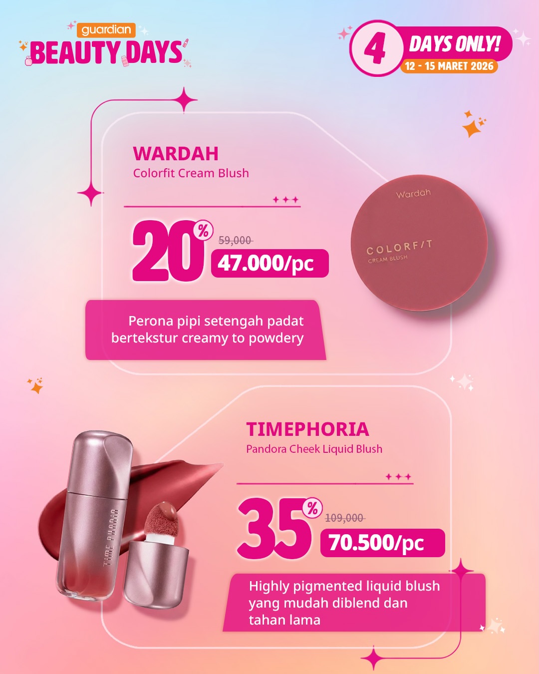Guardian Health & Beauty Facebook ad