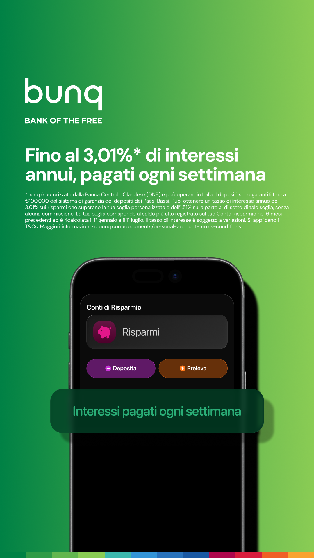 bunq Facebook ad