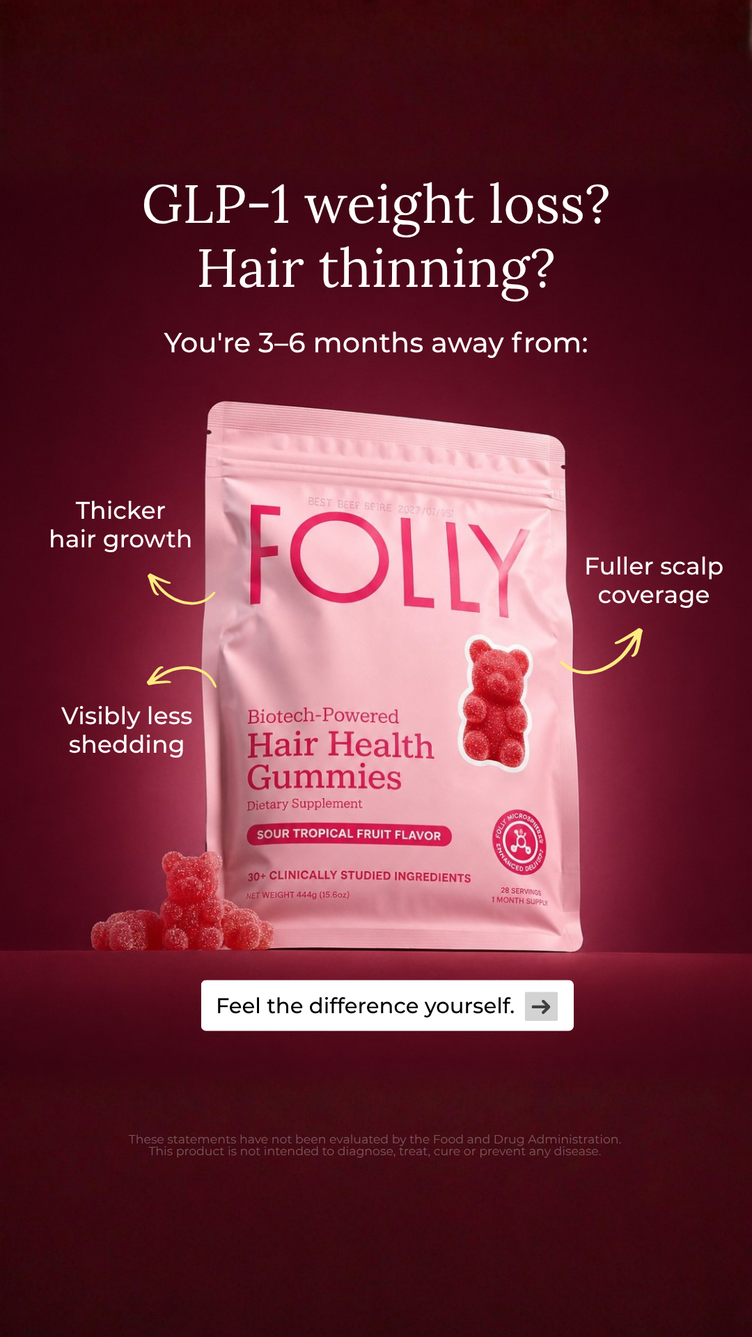 Folly Nutrition Facebook ad