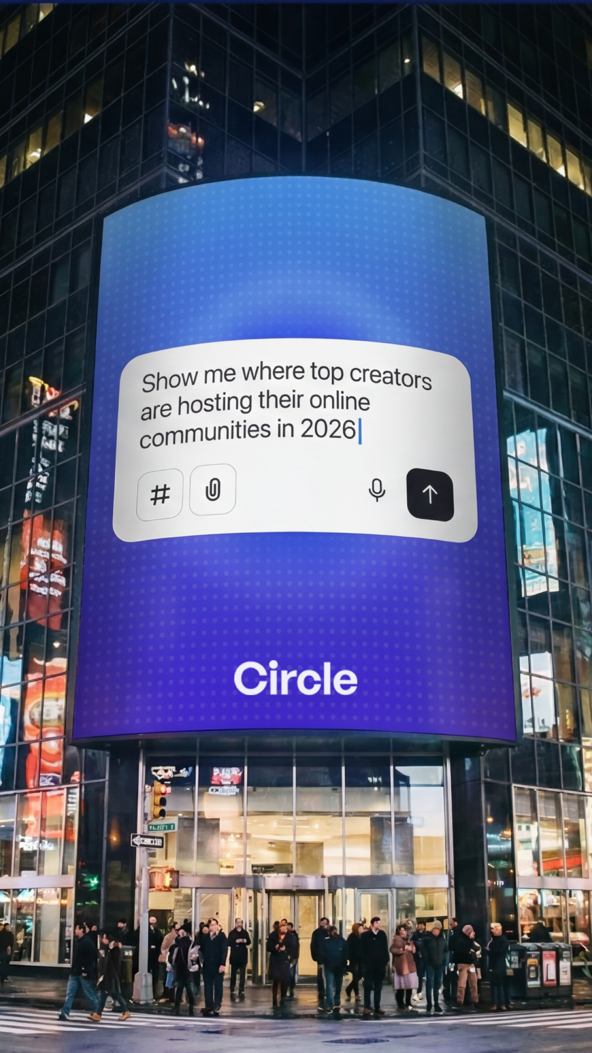 Circle Facebook ad