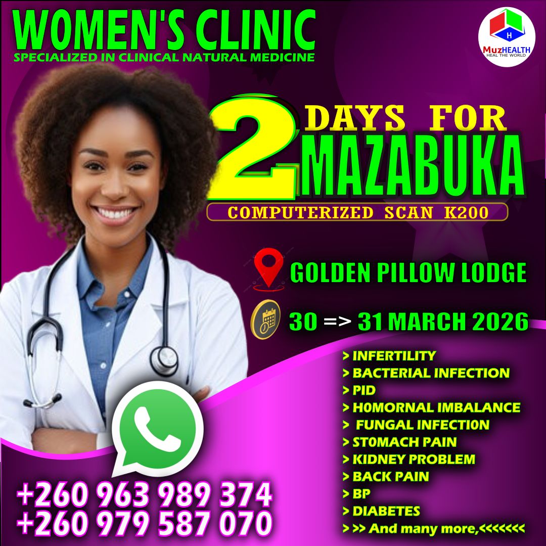 Muzhealth Care Facebook ad: W0MEN'S CLINIC