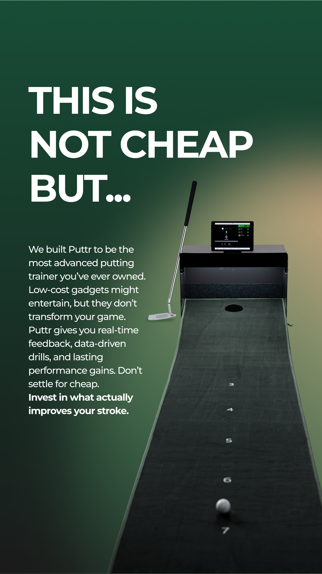 Puttr Facebook ad