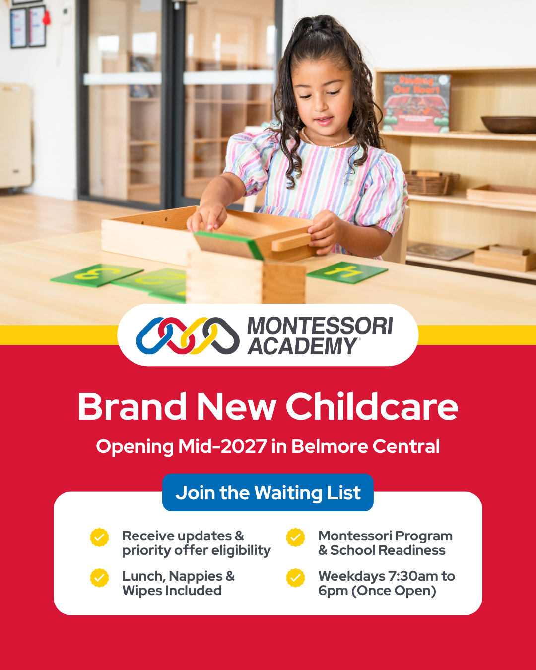 Montessori Academy Facebook ad