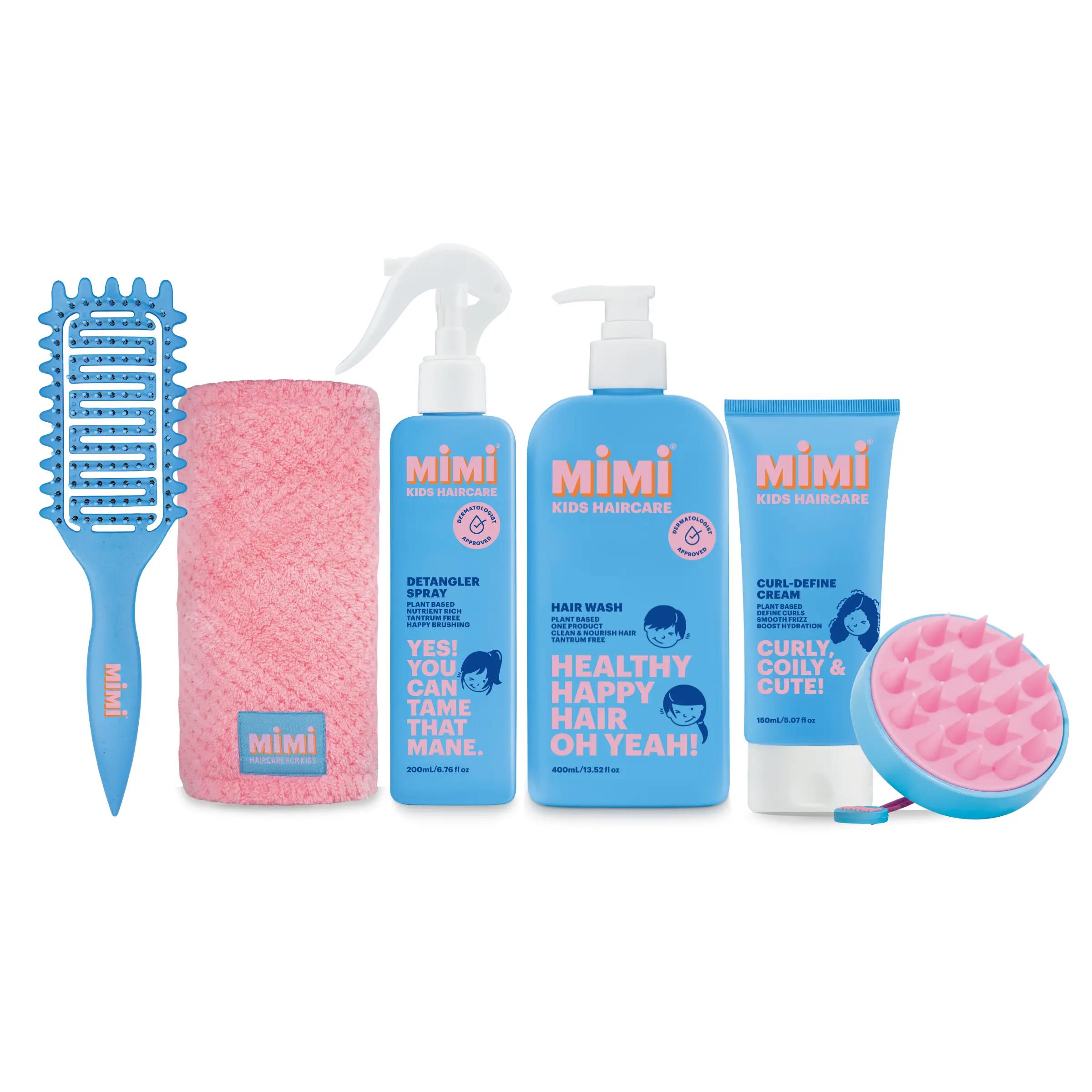 MIMI Haircare for Kids USA Facebook ad: Boost hydration. Tame the frizz.