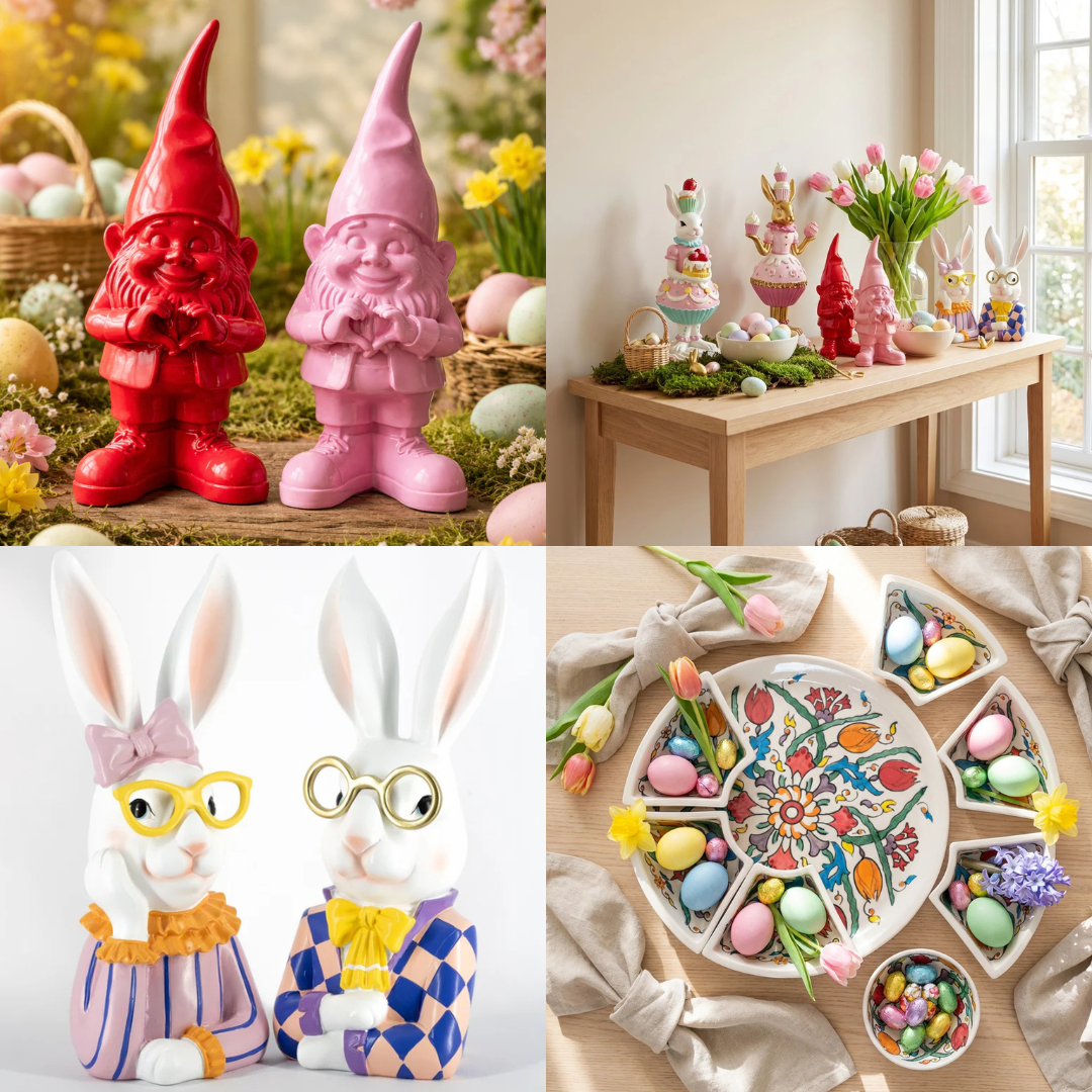 Plein 5 Puur & Tijdloos Wonen Facebook ad: Shop nu en maak jouw paas collectie compleet.