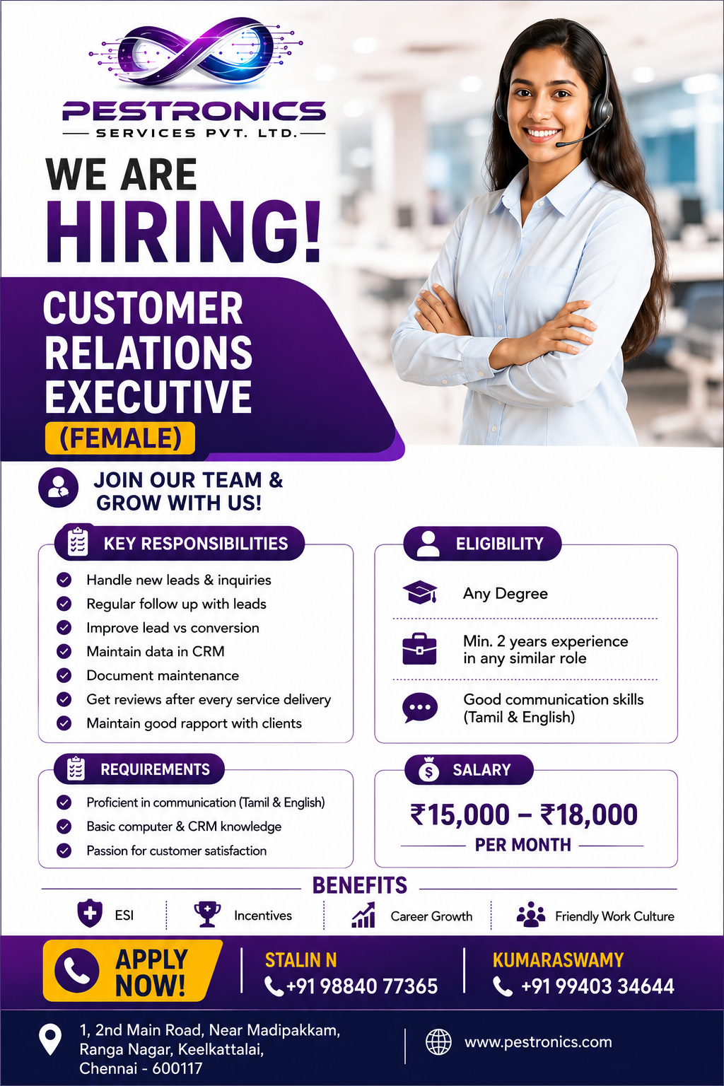 Pestronics services pvt ltd Facebook ad