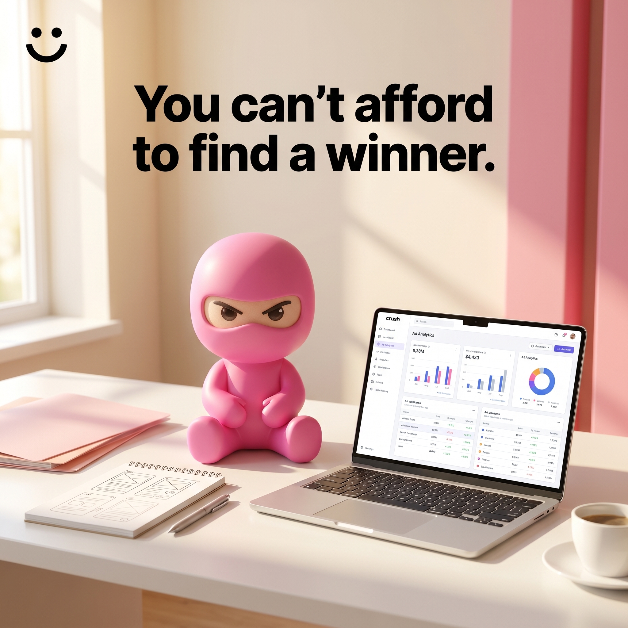 trycrush.ai Facebook ad