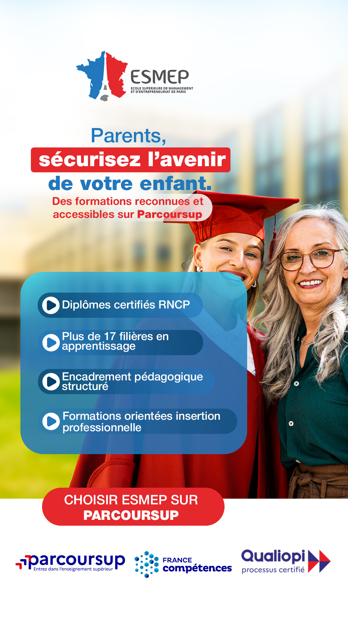 ESMEP Paris Facebook ad from Feb 6, 2026