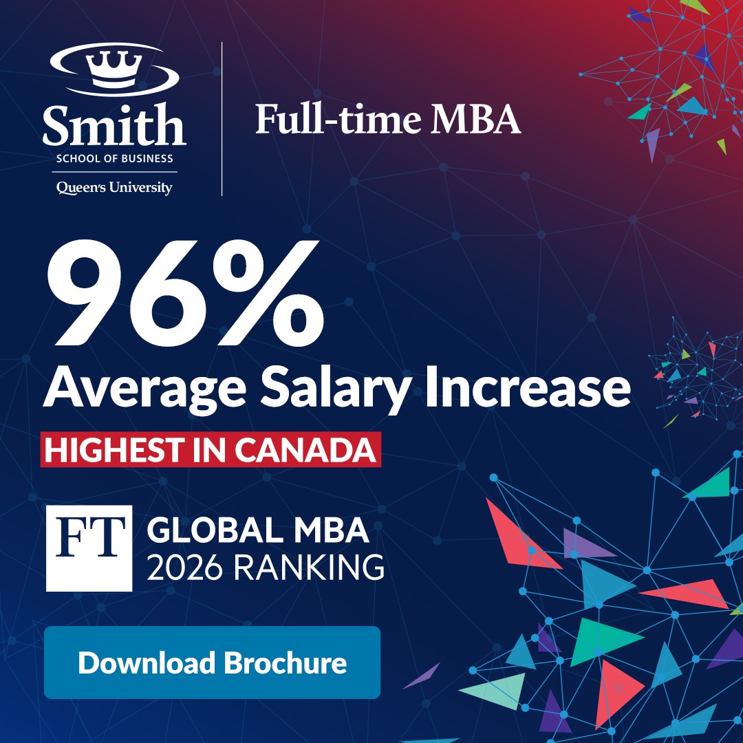 Smith School of Business at Queen's University Facebook ad: Download Program Brochure