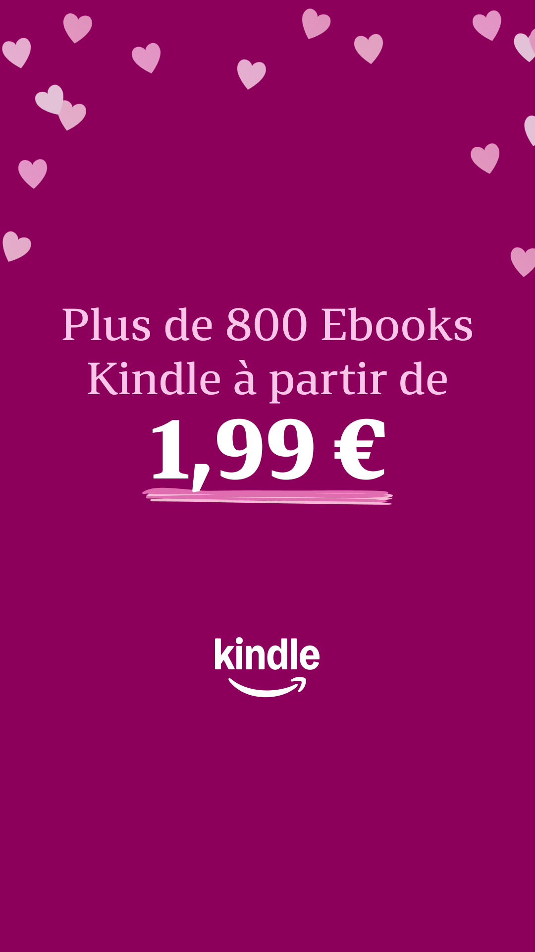 Amazon Kindle Facebook ad