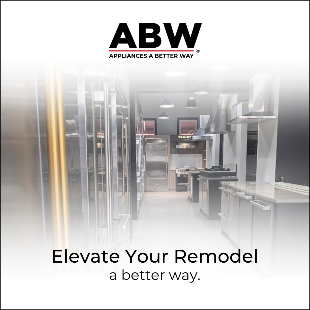 ABW Appliances A Better Way Facebook ad: Simplify your kitchen remodel and upgrade your appliances…
