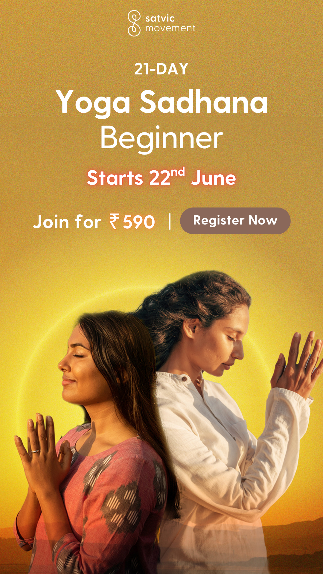 Satvic Movement Facebook ad