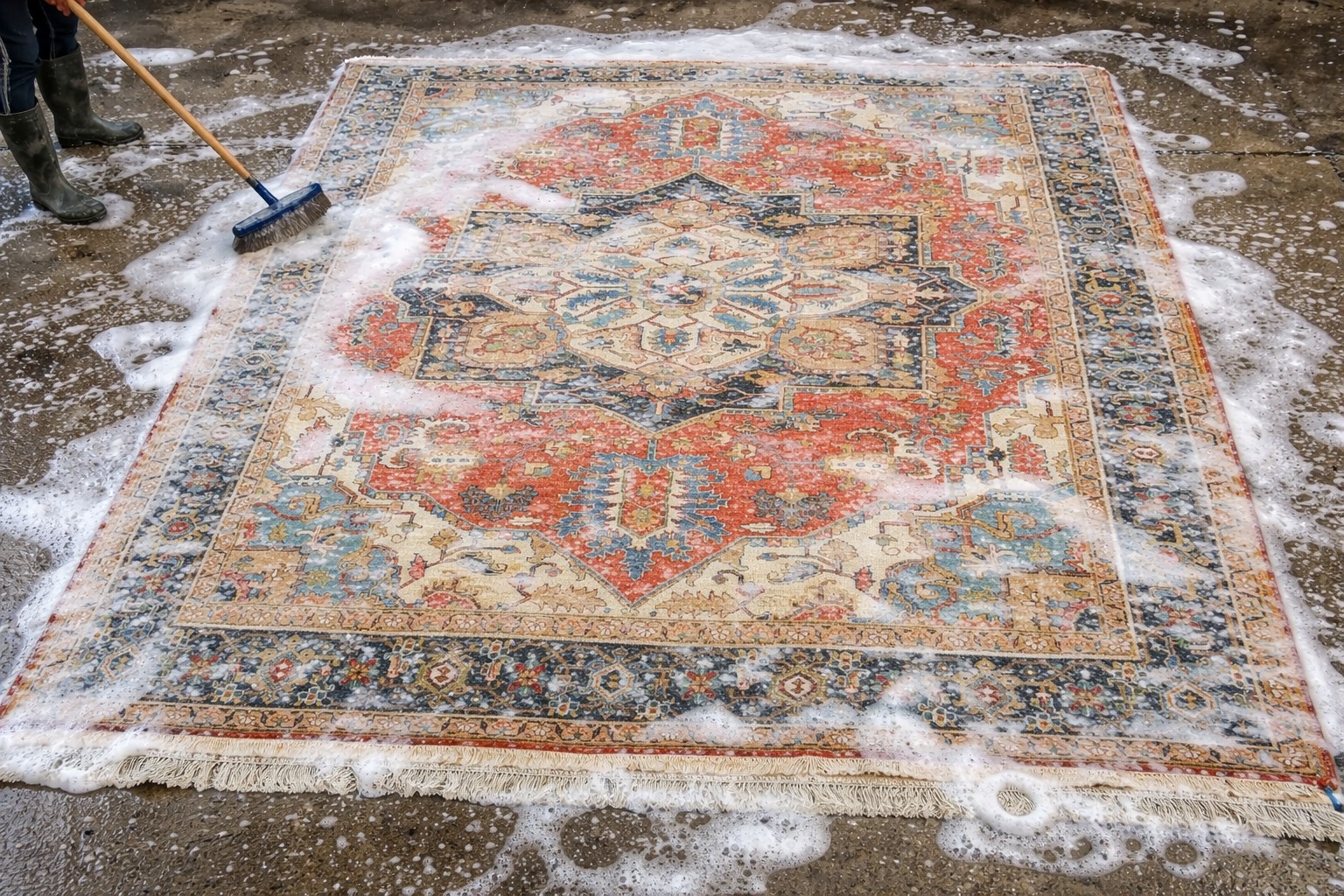 Shaia Oriental Rugs Facebook ad: Shaia Spring Cleaning Special!