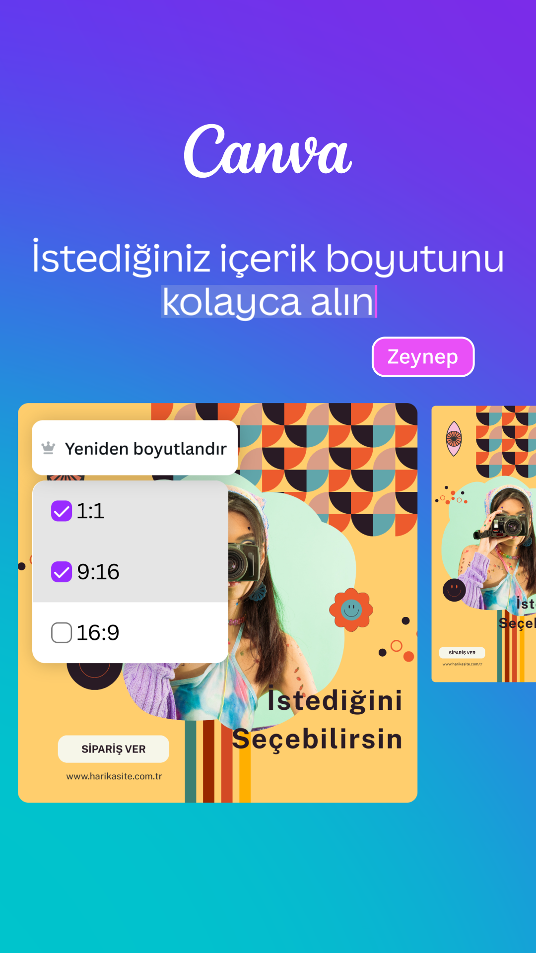Canva Facebook ad