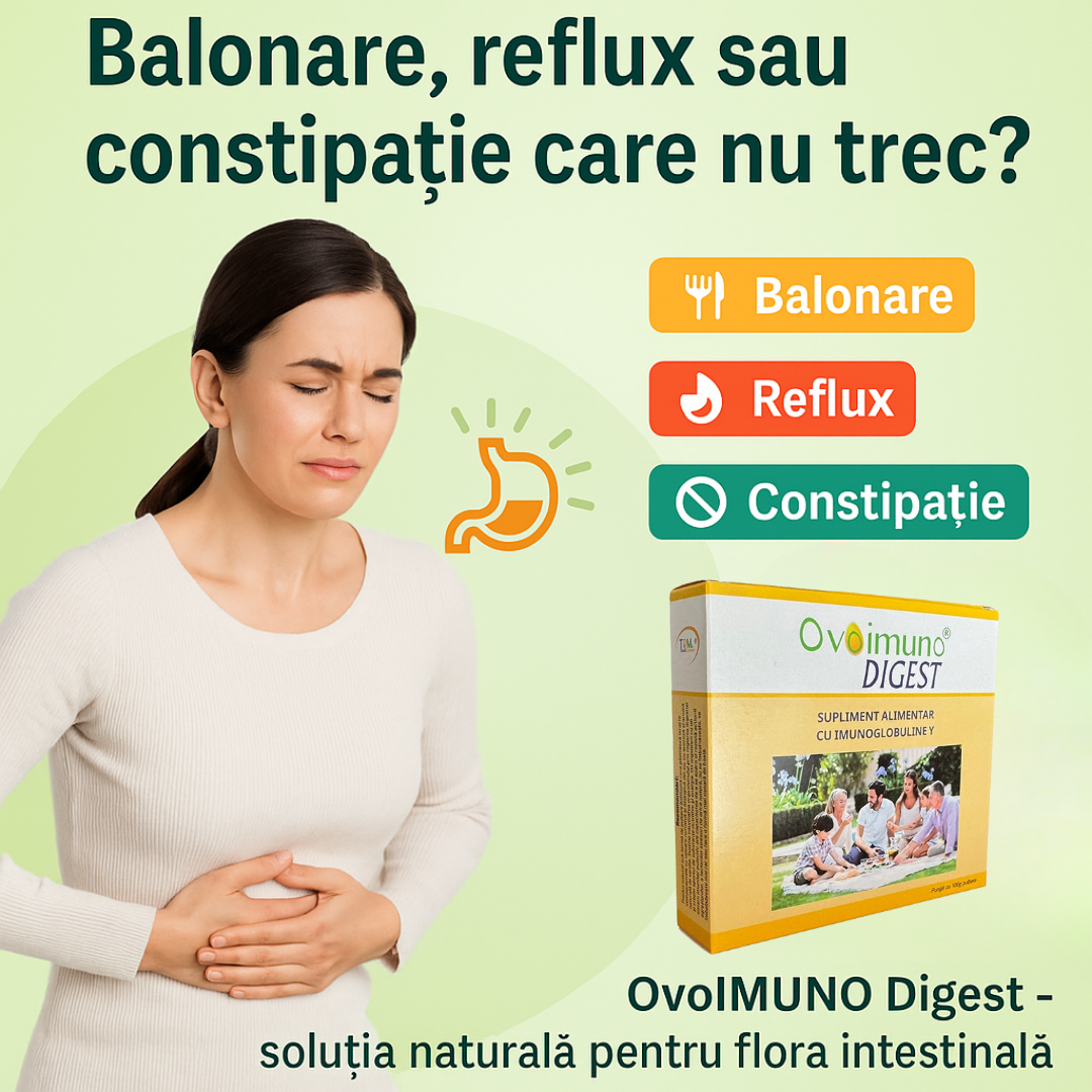 Ovoimuno - Imunoglobulinele viitorului Facebook ad: Preț special: doar 99 RON / cutie (21 de zile de utilizare)
