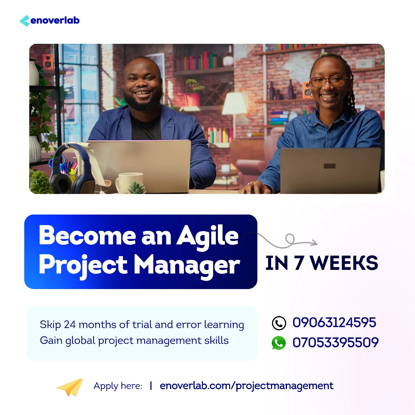 Enoverlab Facebook ad: ADMISSION IS ONGOING