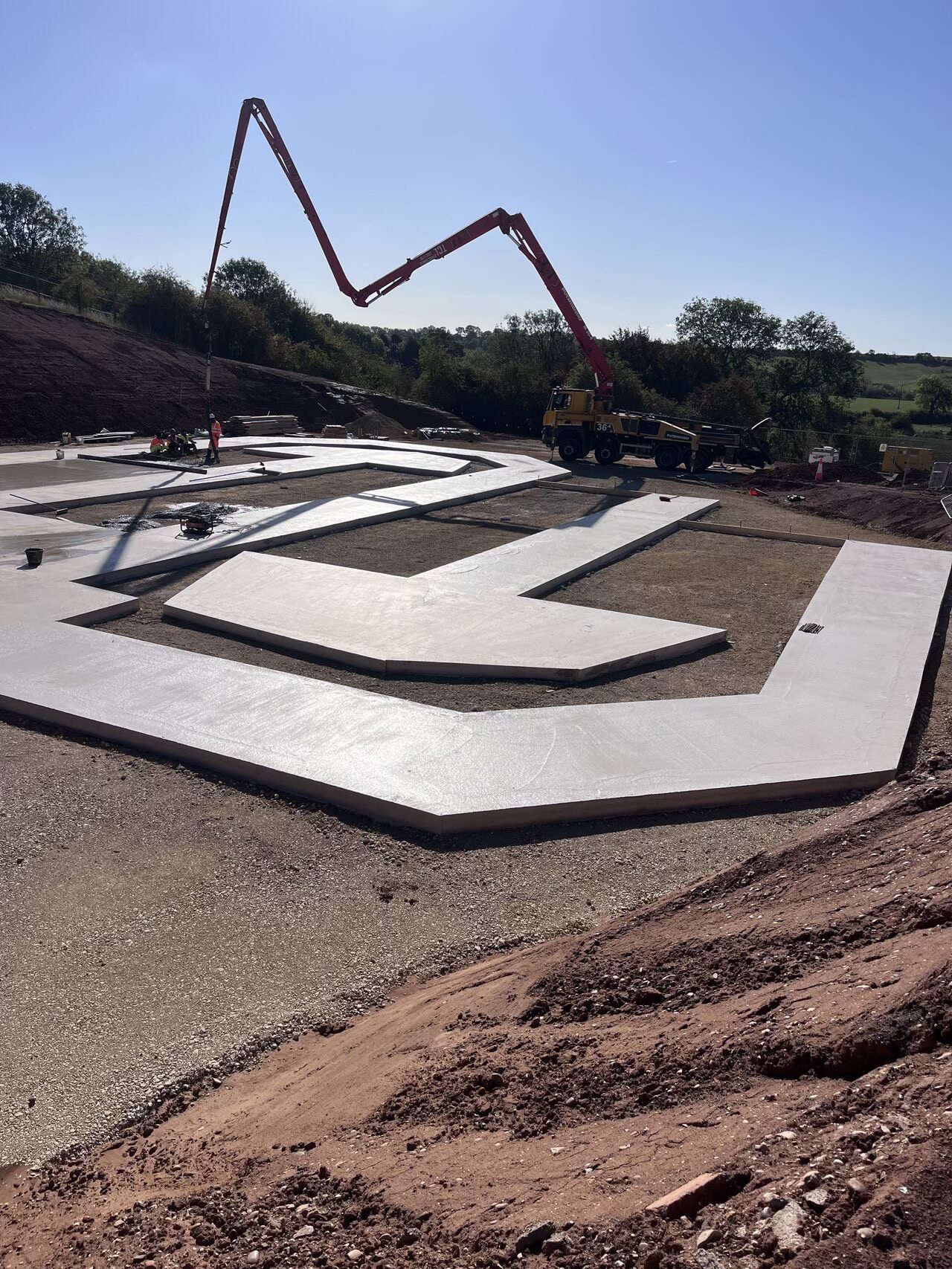TCL Structures Uk Limited Facebook ad: Another commercial foundation completed to a high standard.