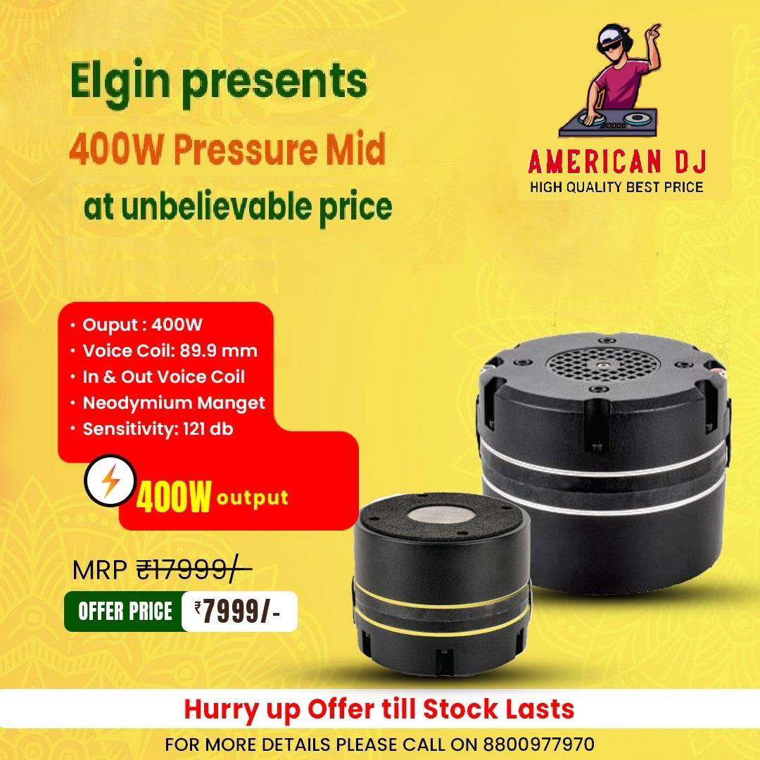 Elgin Electronics Facebook ad: Elgin Electronics presents Pressure Mid 400W, 450W and…