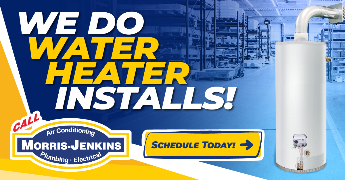 Morris-Jenkins Facebook ad: Home Water Heater Installation