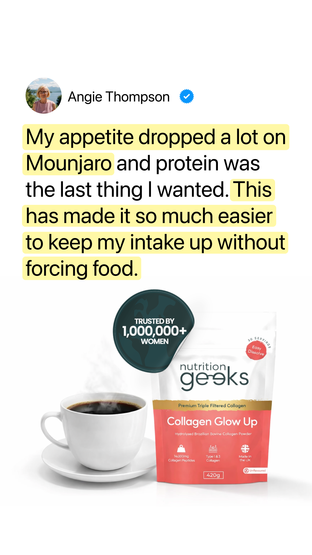 Nutrition Geeks Facebook ad