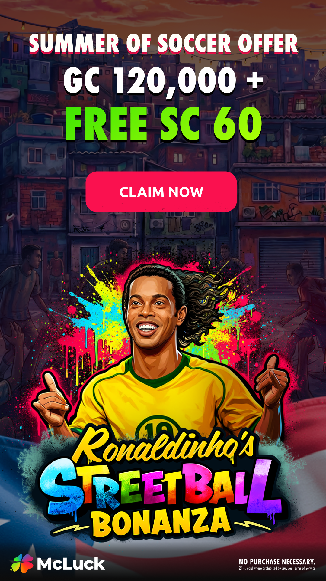 McLuck.com Facebook ad