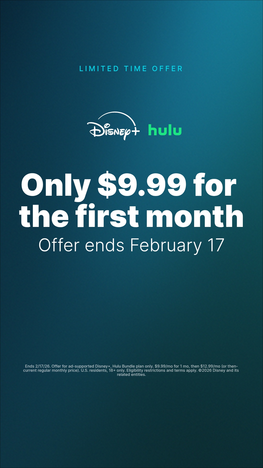 Disney+ Facebook ad