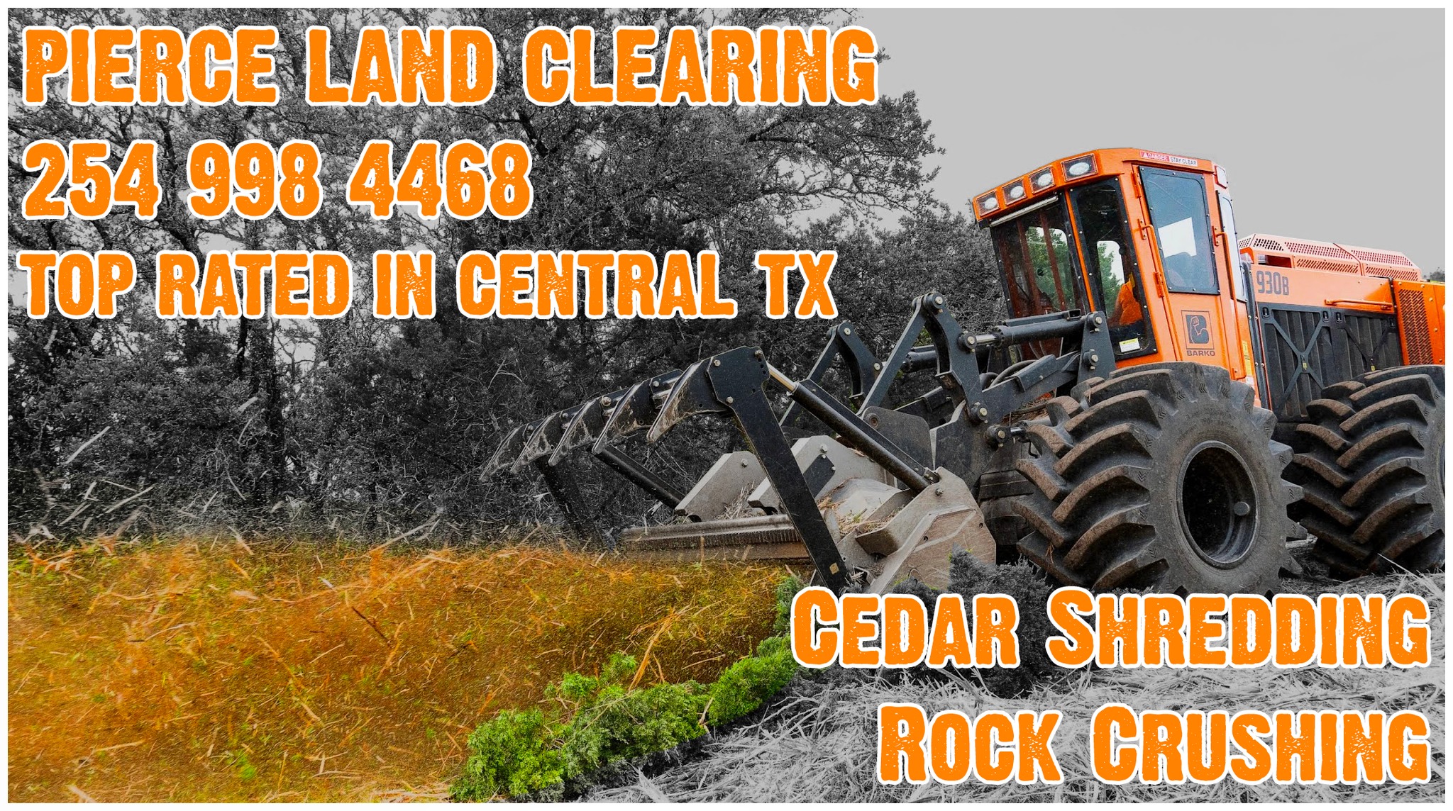 Pierce Land Clearing Facebook ad