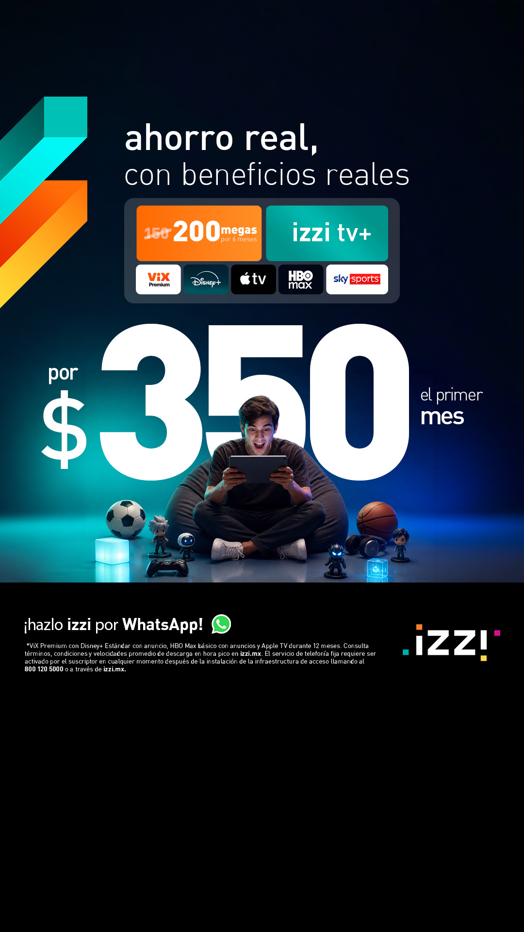 izzi telecom Facebook ad