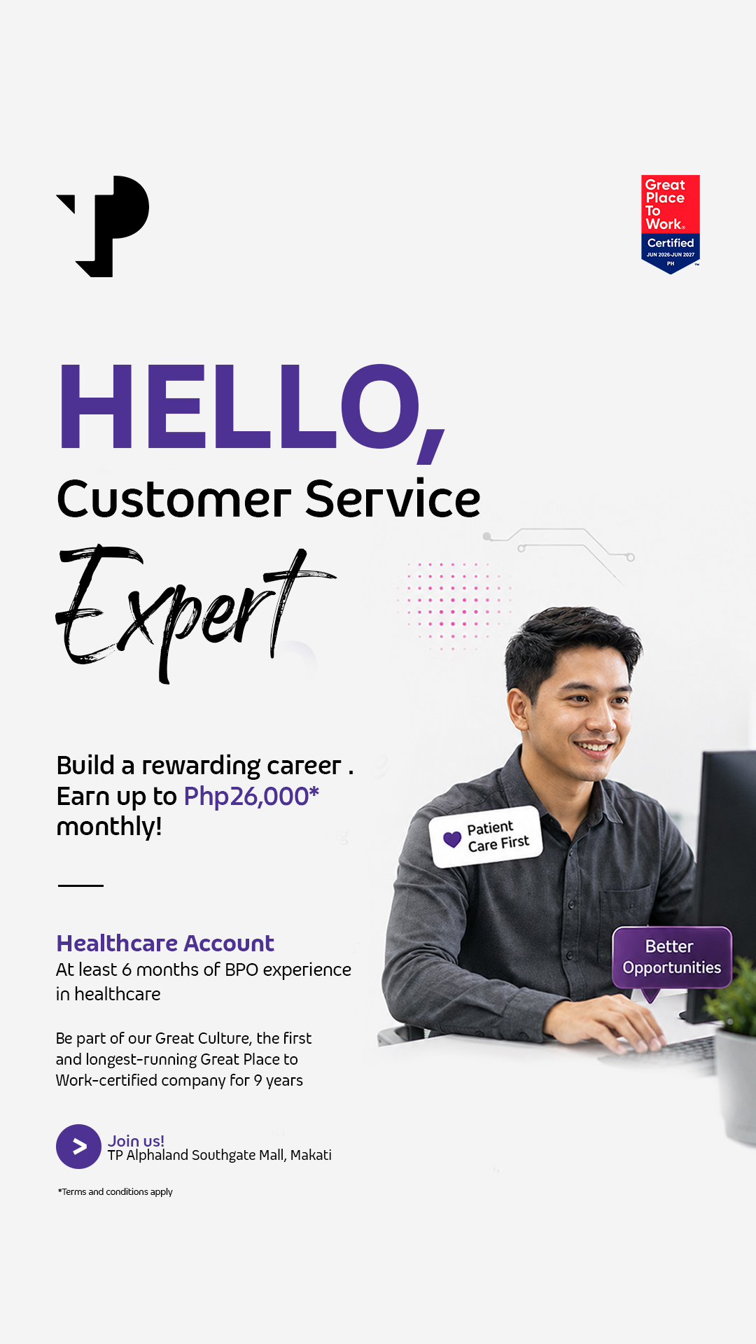 Teleperformance Philippines Facebook ad