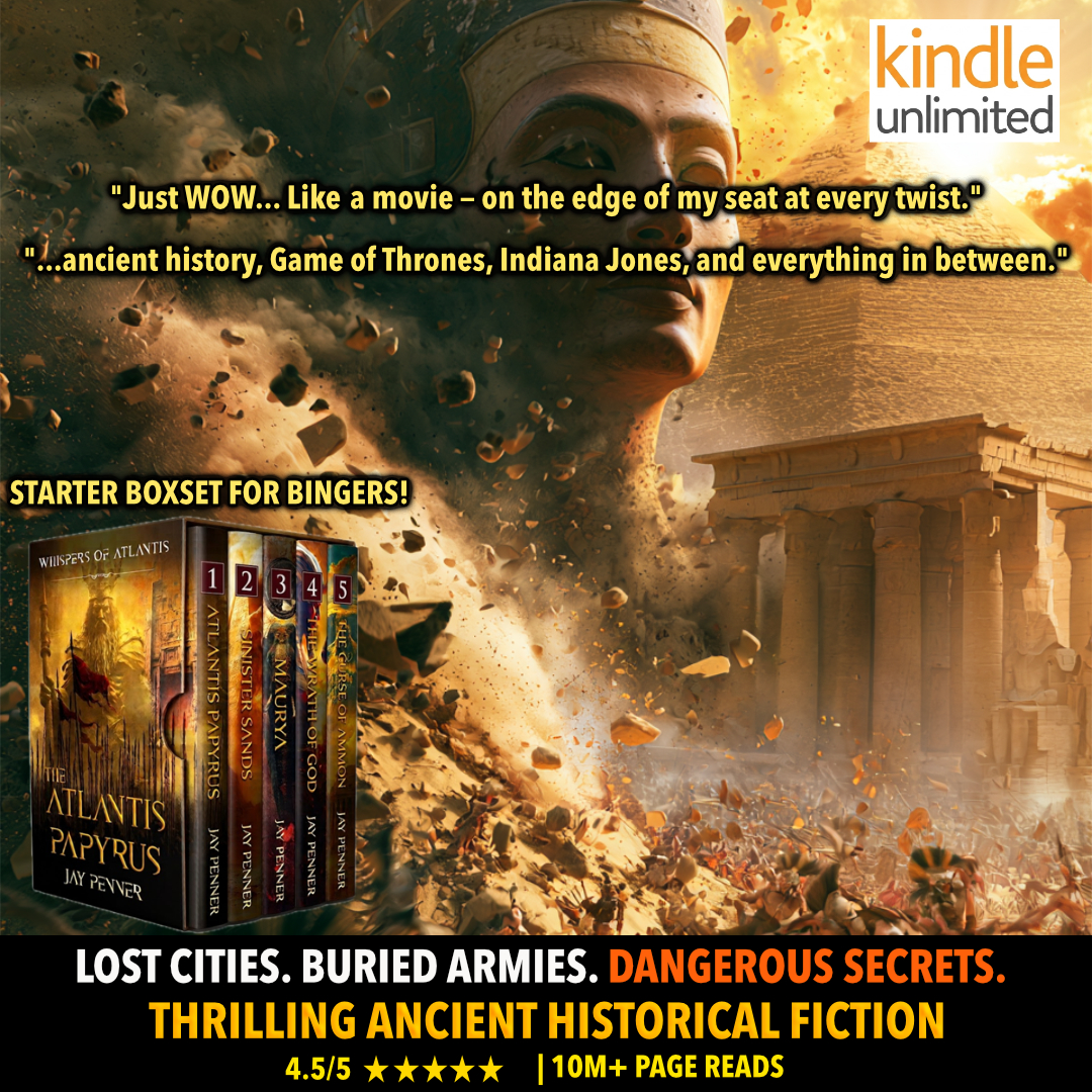 Jay Penner Facebook ad: Thrilling Ancient Historical Fiction