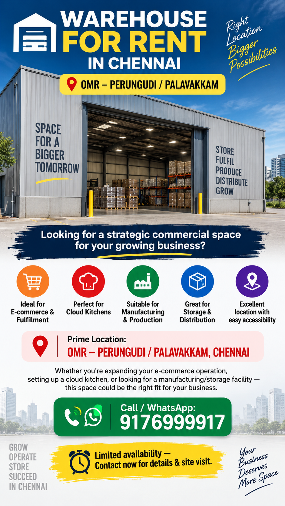 BackYard Shop Facebook ad: Wide coverage area: OMR, ECR & Chengalpattu District