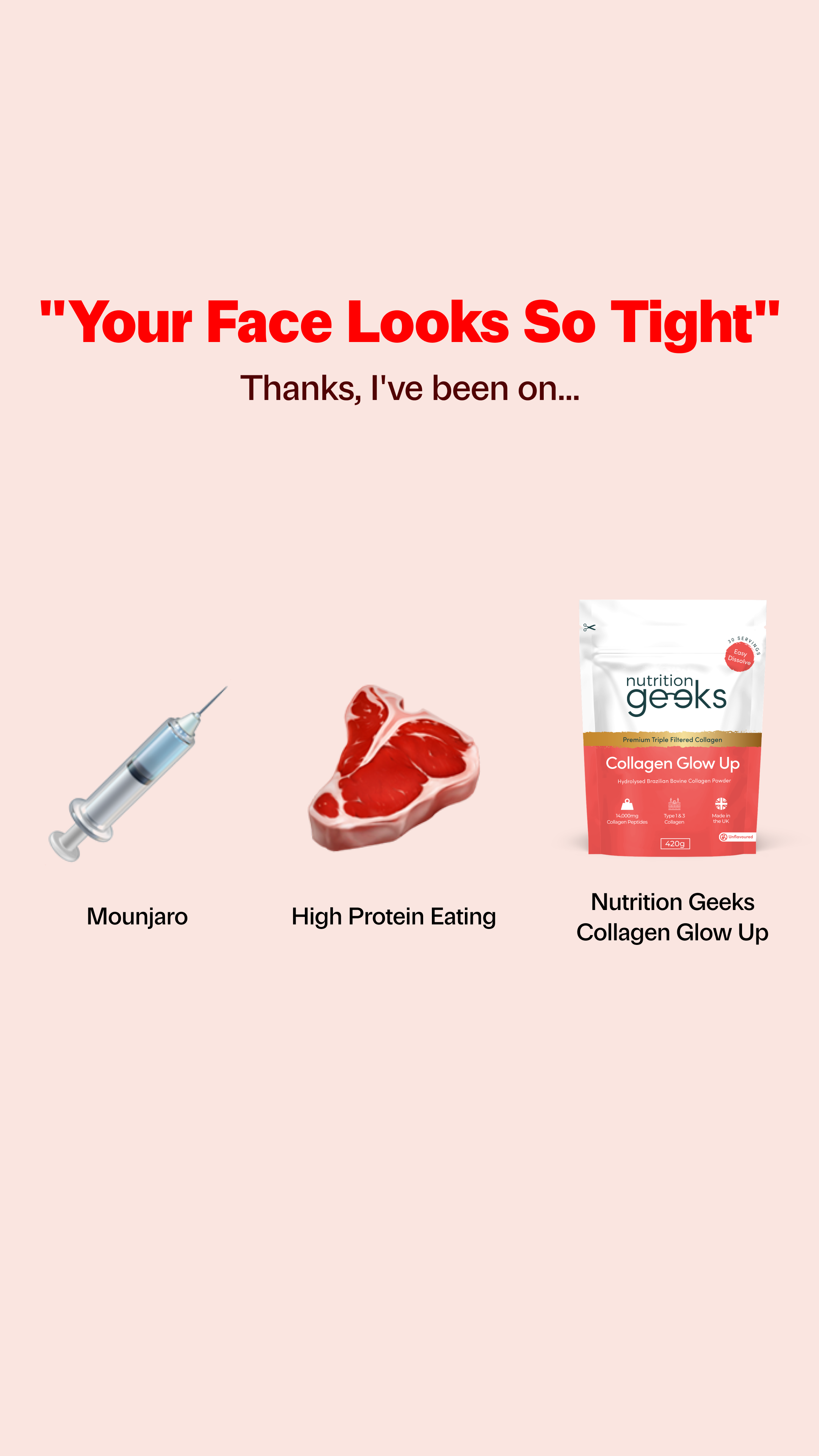 Radiant Over 40 Facebook ad