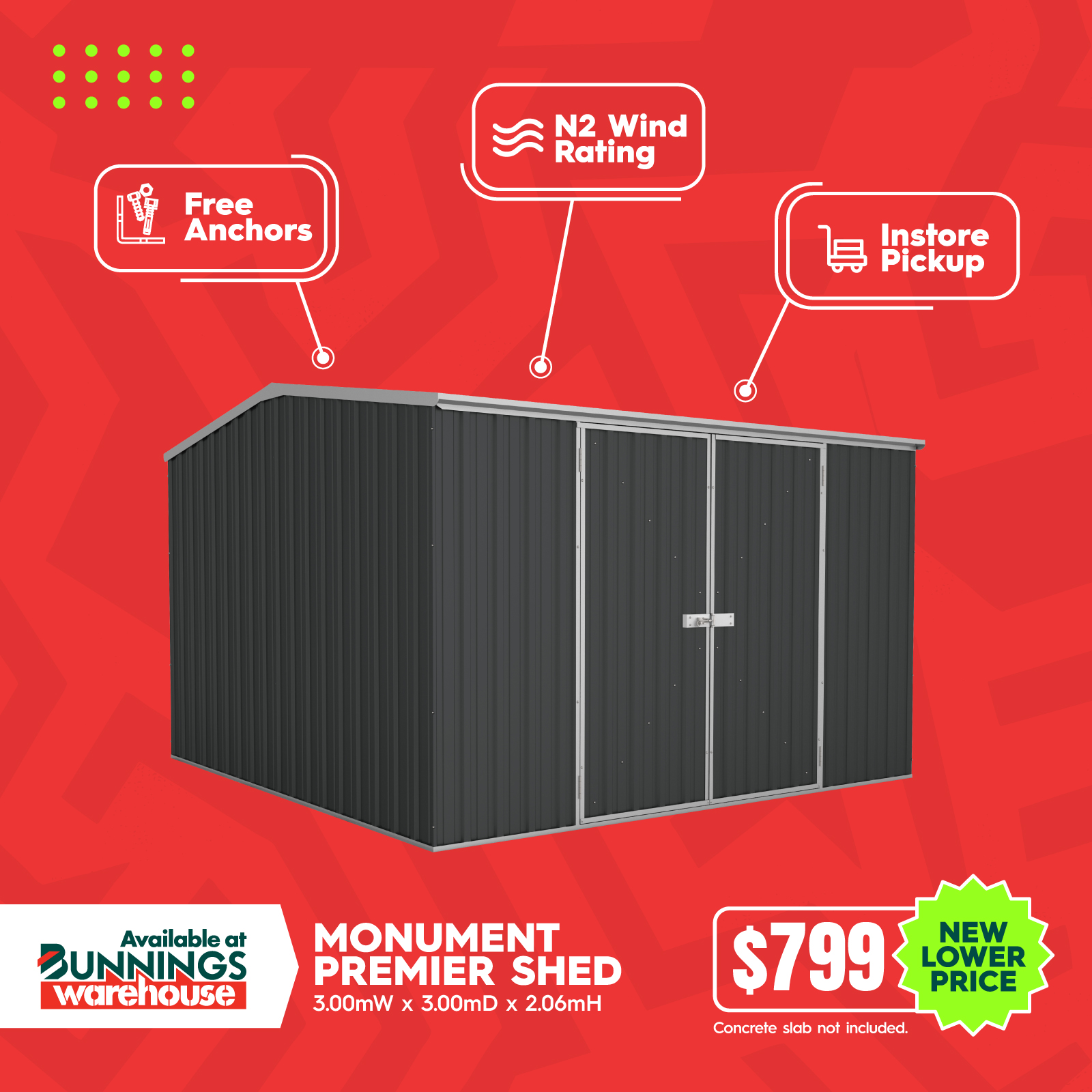 Absco Sheds Facebook ad