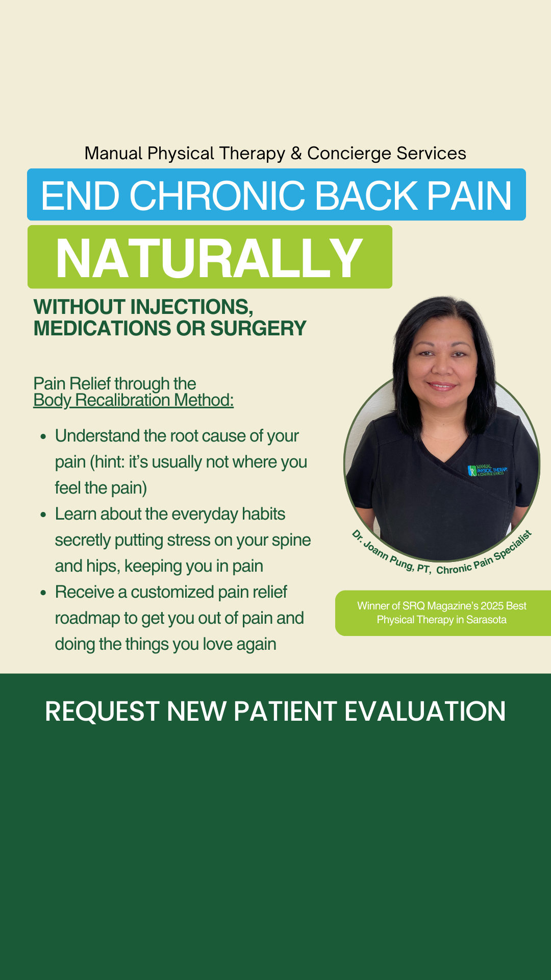 Manual Physical Therapy and Concierge Services Facebook ad from Jan 12, 2026