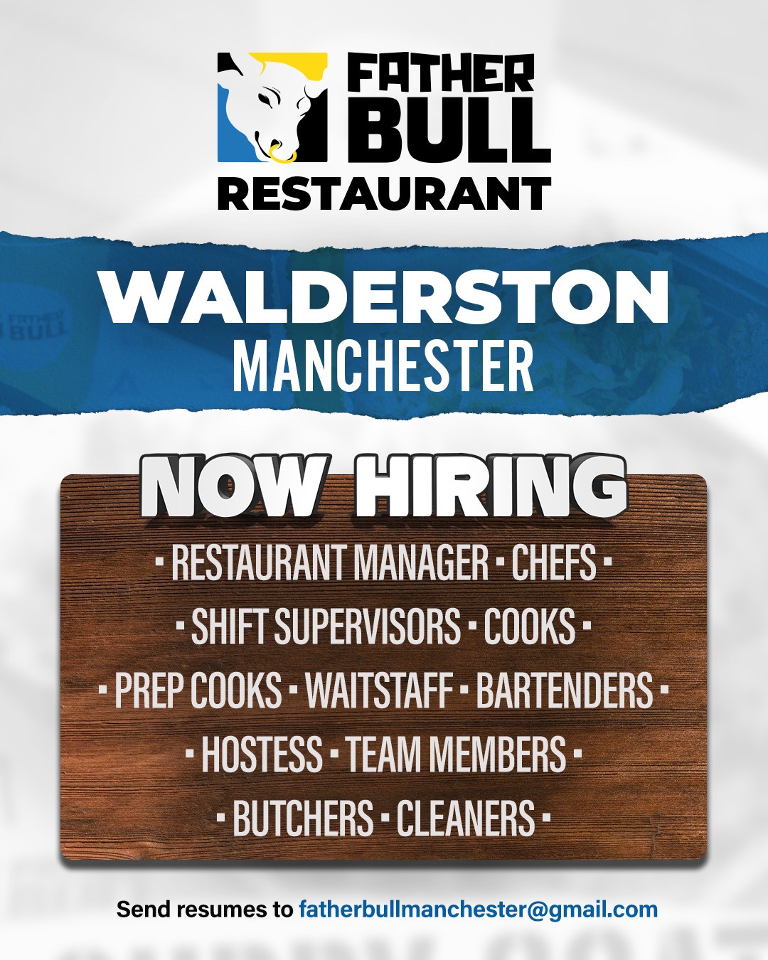 Father Bull Restaurant Facebook ad