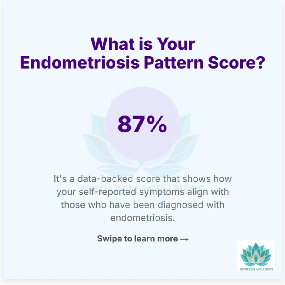 Soulzen Wellness Facebook ad: Soulzen Wellness - Endometriosis Assessment