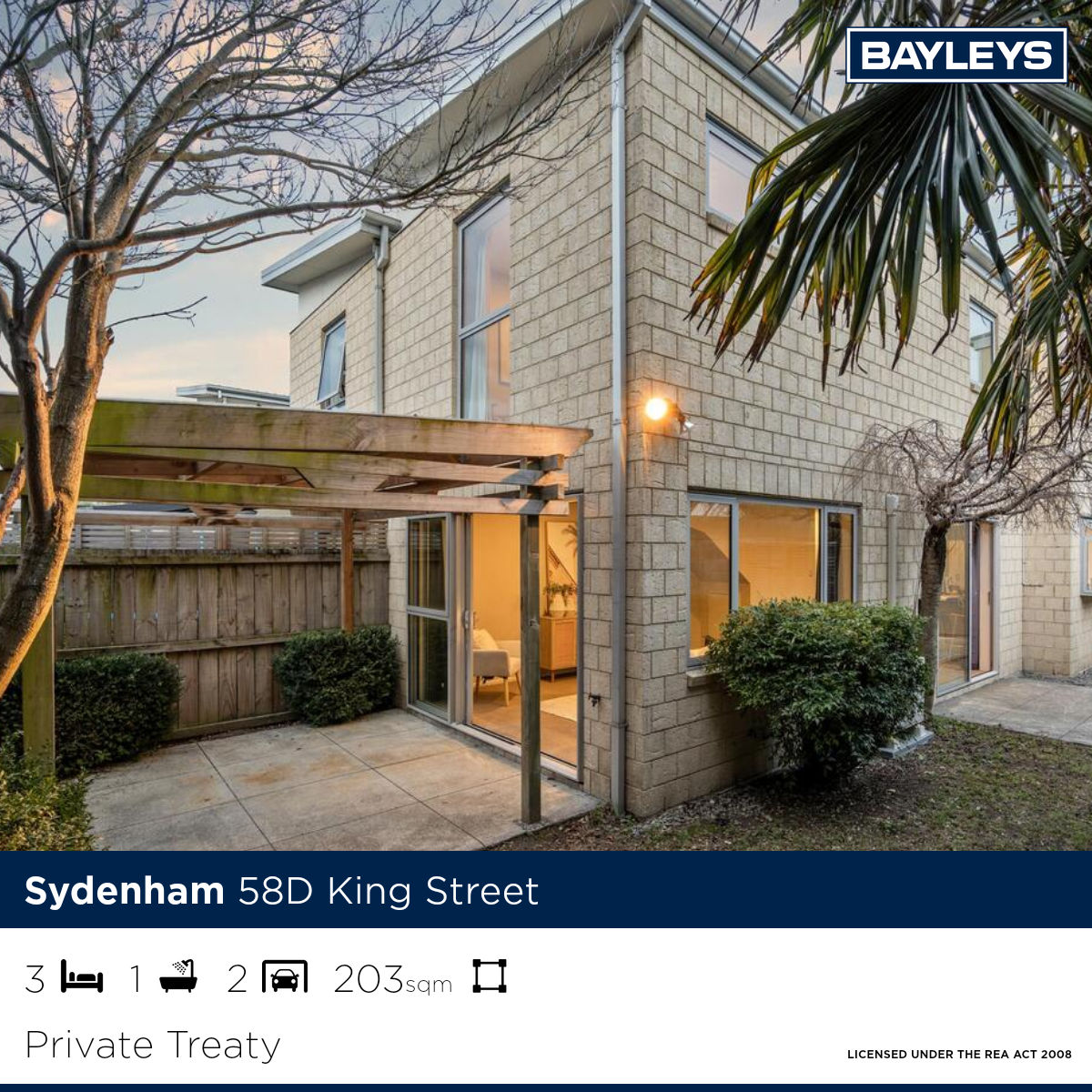 Bayleys Canterbury Facebook ad from Jul 15, 2026